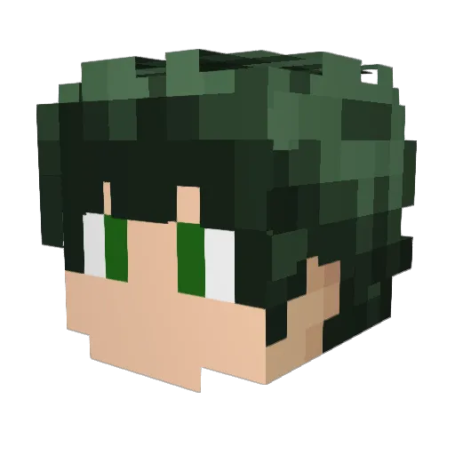 imon_ch Minecraft avatar head, 3D render