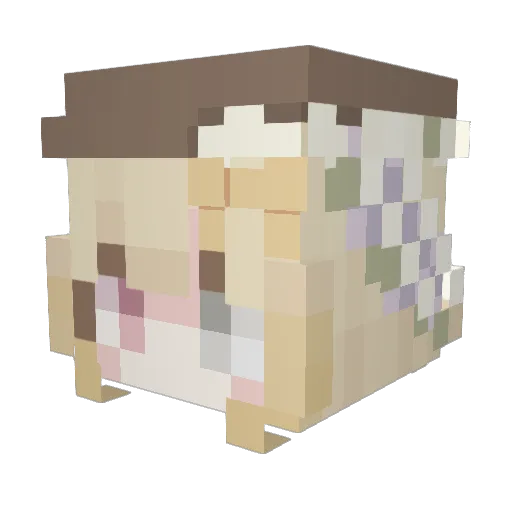 imorijn Minecraft avatar head, 3D render