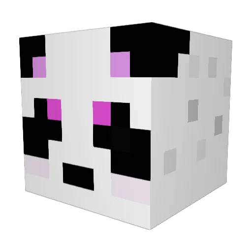 imouto06 Minecraft avatar head, 3D render