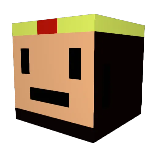 imoutofhere27 Minecraft avatar head, 3D render