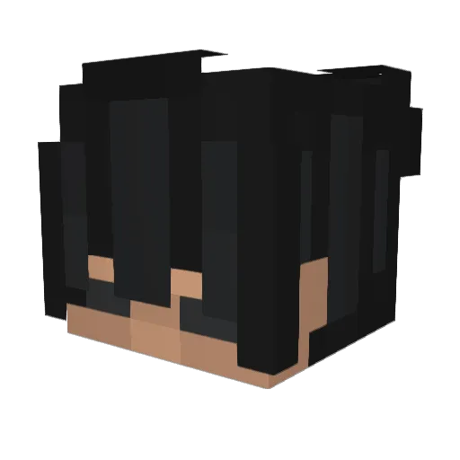 impdamien Minecraft avatar head, 3D render
