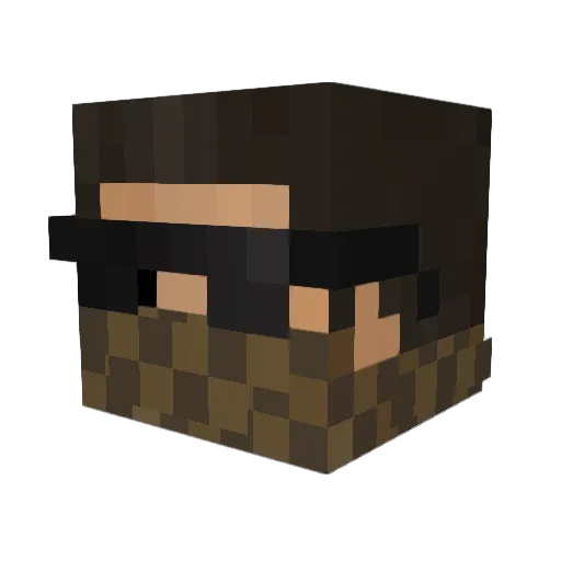 impdestroyer69 Minecraft avatar head, 3D render