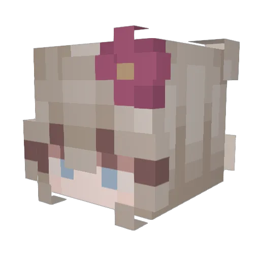 impeachbruh Minecraft avatar head, 3D render