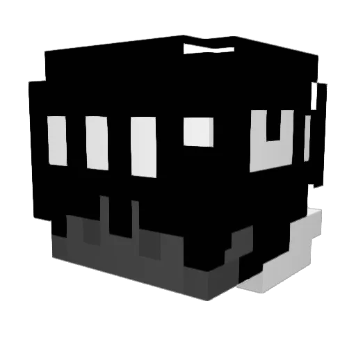 impele Minecraft avatar head, 3D render