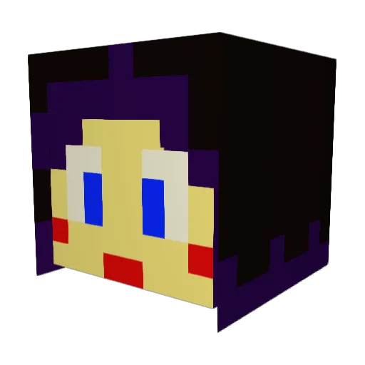 imperialpjn Minecraft avatar head, 3D render