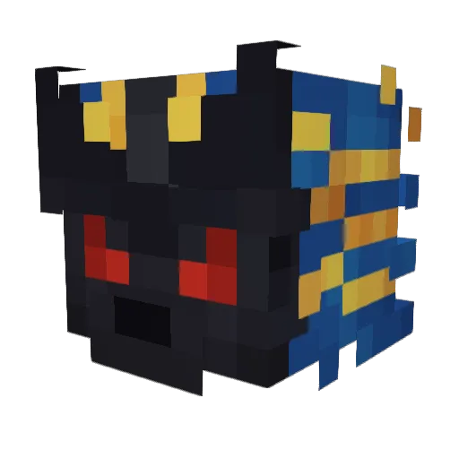 imperialregalia Minecraft avatar head, 3D render