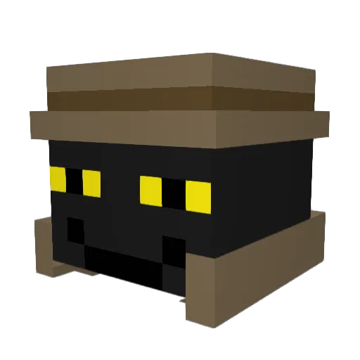 implayngmc69 Minecraft avatar head, 3D render
