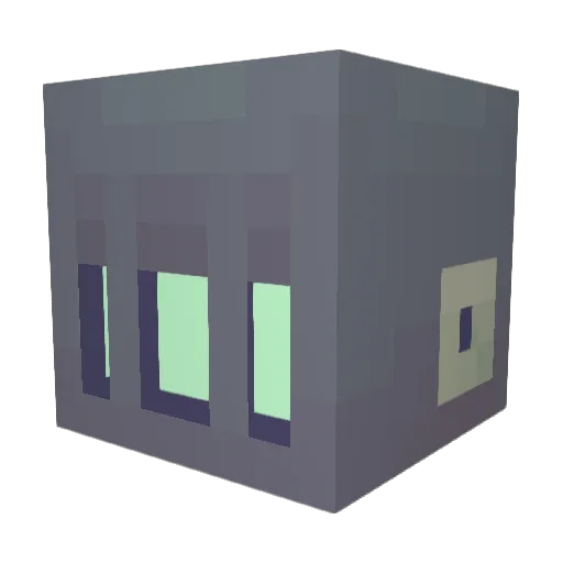 implime Minecraft avatar head, 3D render