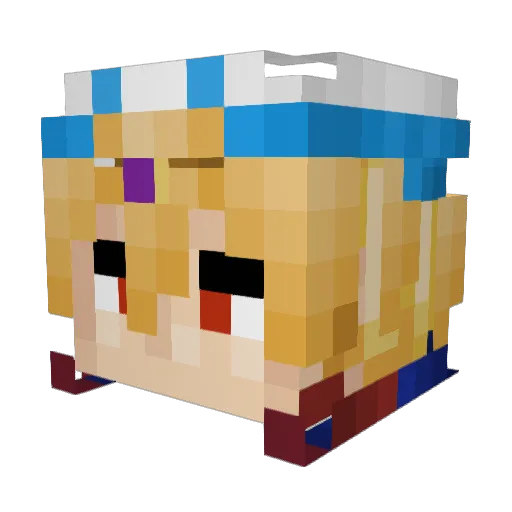 impossible779 Minecraft avatar head, 3D render