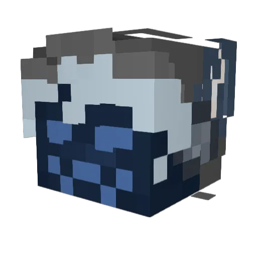 imposter46 Minecraft avatar head, 3D render