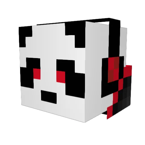 impostor353 Minecraft avatar head, 3D render