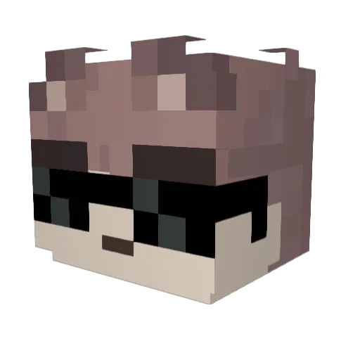 impresoshb1 Minecraft avatar head, 3D render