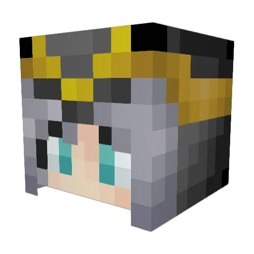 imprezaaSTI_ Minecraft avatar head, 3D render