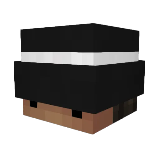 imprvdenza Minecraft avatar head, 3D render