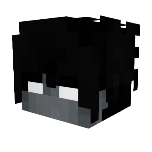 impstah Minecraft avatar head, 3D render