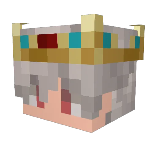 impuls1n Minecraft avatar head, 3D render