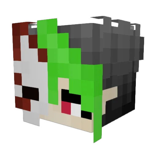 impulsive_squib Minecraft avatar head, 3D render