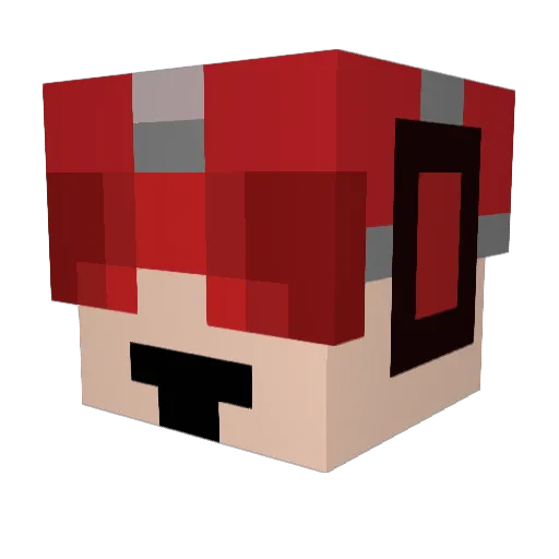 imrafaele Minecraft avatar head, 3D render