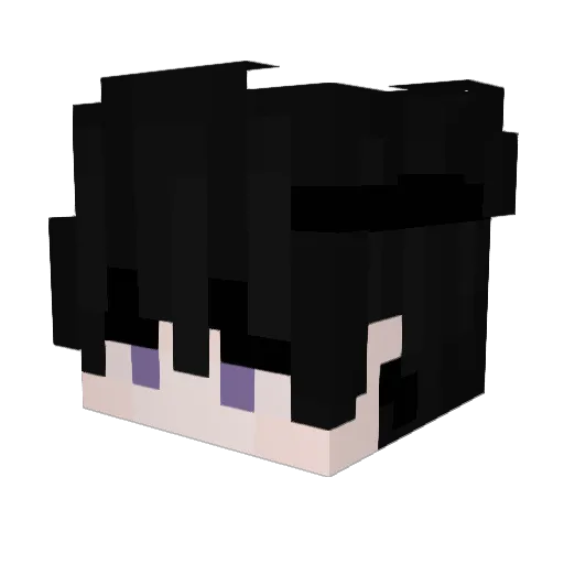 imrexha Minecraft avatar head, 3D render