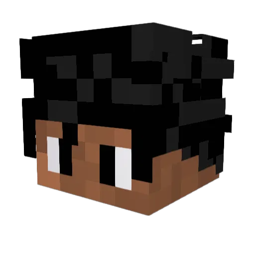 imribuskila Minecraft avatar head, 3D render