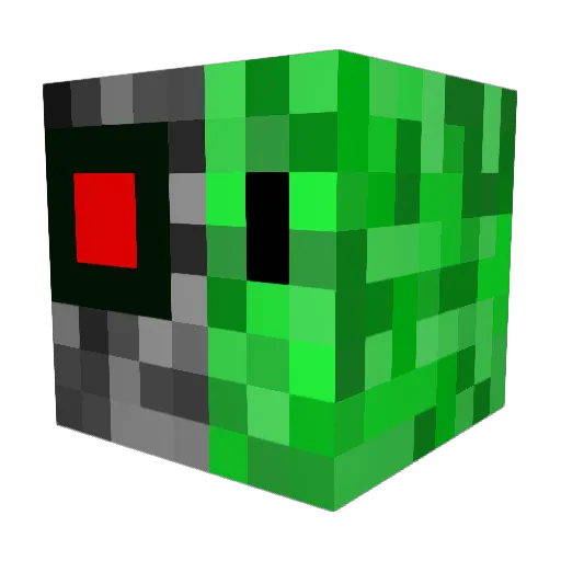 imritm Minecraft avatar head, 3D render
