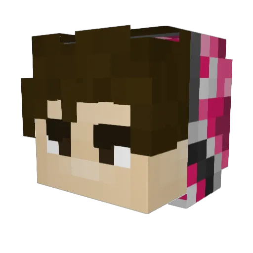 imrob_l9 Minecraft avatar head, 3D render