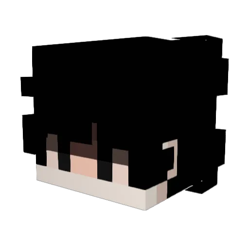 imrut1 Minecraft avatar head, 3D render