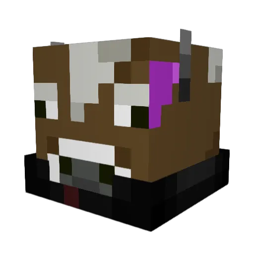 imsonic20 Minecraft avatar head, 3D render