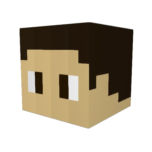 imsoois Minecraft avatar head, 3D render