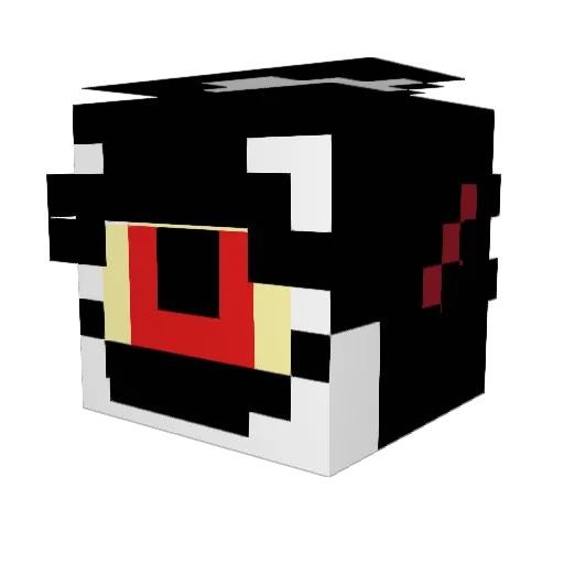 imsploot Minecraft avatar head, 3D render