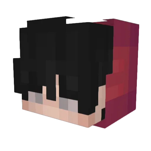 imthatflame Minecraft avatar head, 3D render