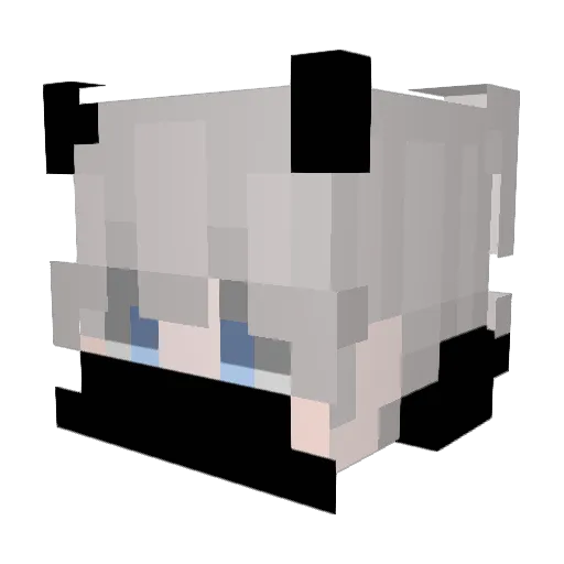 imthe1seed Minecraft avatar head, 3D render