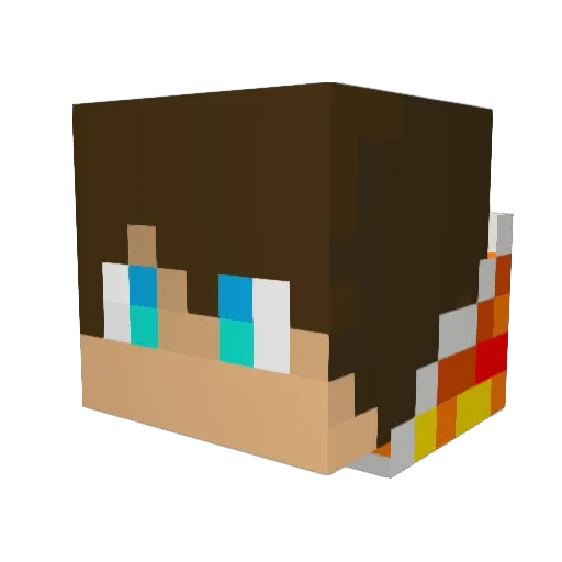 imthefguy Minecraft avatar head, 3D render
