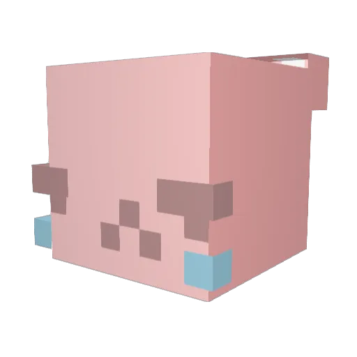 imtoasttt Minecraft avatar head, 3D render