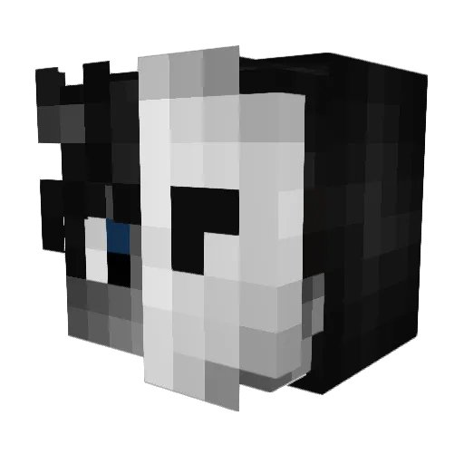 imunduS Minecraft avatar head, 3D render