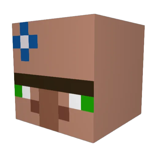 imwaverly Minecraft avatar head, 3D render