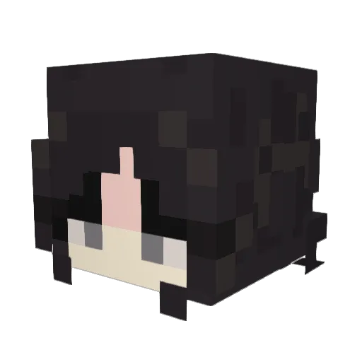 imx3ne Minecraft avatar head, 3D render