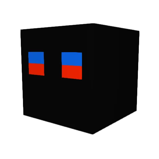 imxdc Minecraft avatar head, 3D render