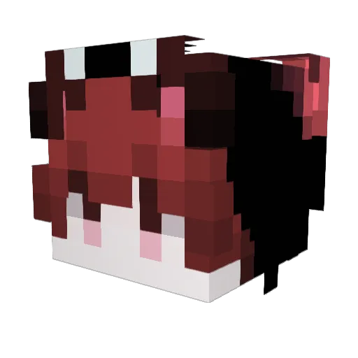 imyf Minecraft avatar head, 3D render