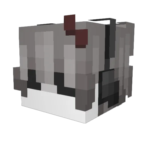 imyliaXD Minecraft avatar head, 3D render