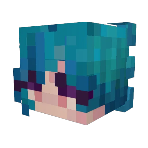 imyoungo Minecraft avatar head, 3D render