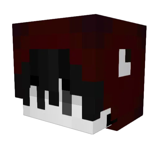 imzj Minecraft avatar head, 3D render