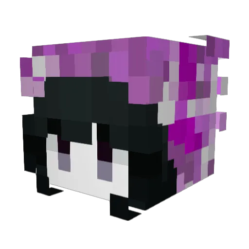 imzwg Minecraft avatar head, 3D render
