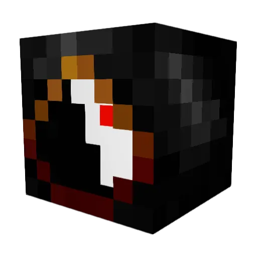 in91andy Minecraft avatar head, 3D render