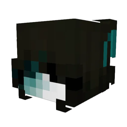 inabeana Minecraft avatar head, 3D render