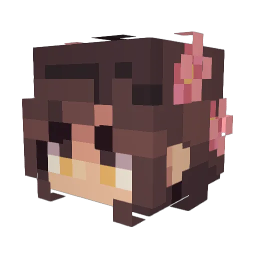inackermannb Minecraft avatar head, 3D render