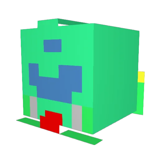 inakabito23 Minecraft avatar head, 3D render