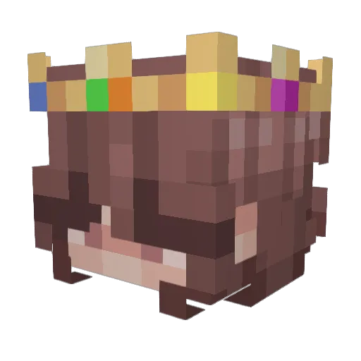 inankia Minecraft avatar head, 3D render