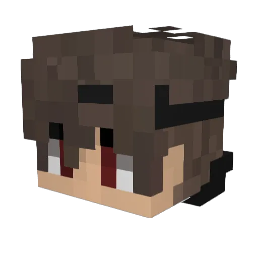 inarch Minecraft avatar head, 3D render