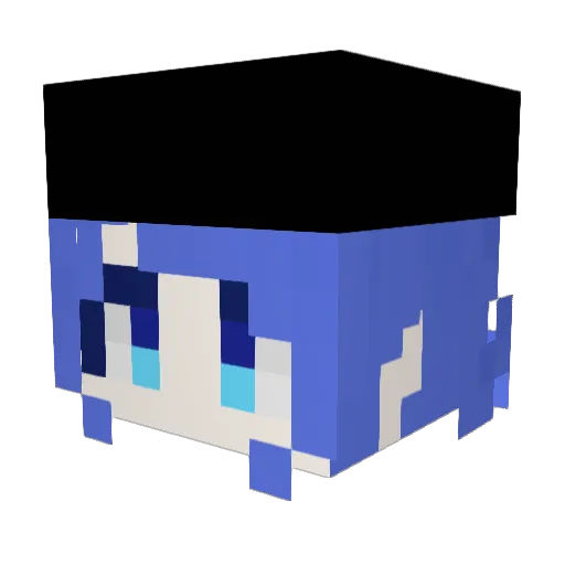 inarin_115 Minecraft avatar head, 3D render
